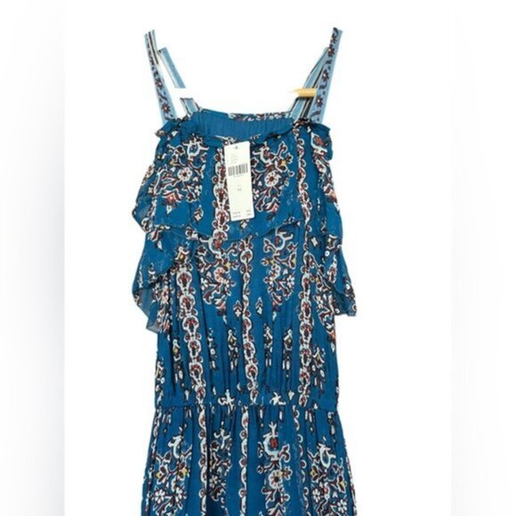 NWT Anthropologie Sasha Ruffle Maxi Dress Women‎ Size XS - Picture 5 of 8